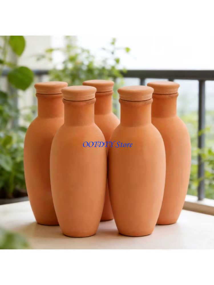 Pointes d'arrosage automatique en argile rouge, capacité 450mL, idéales pour maison, le bureau, le b