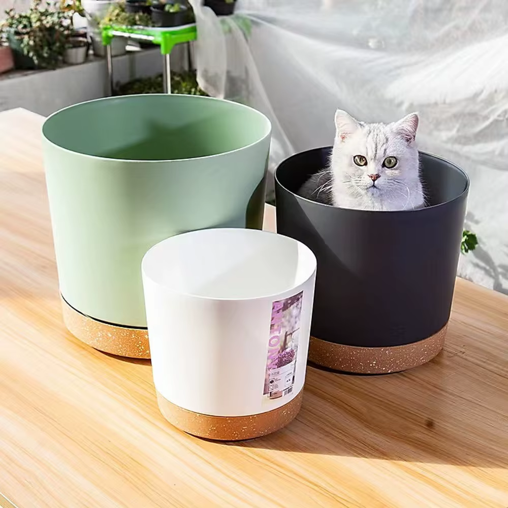 POTS pour plantes, grands POTS légers pour plantes d'intérieur et plantes d'extérieur, grands POTS e