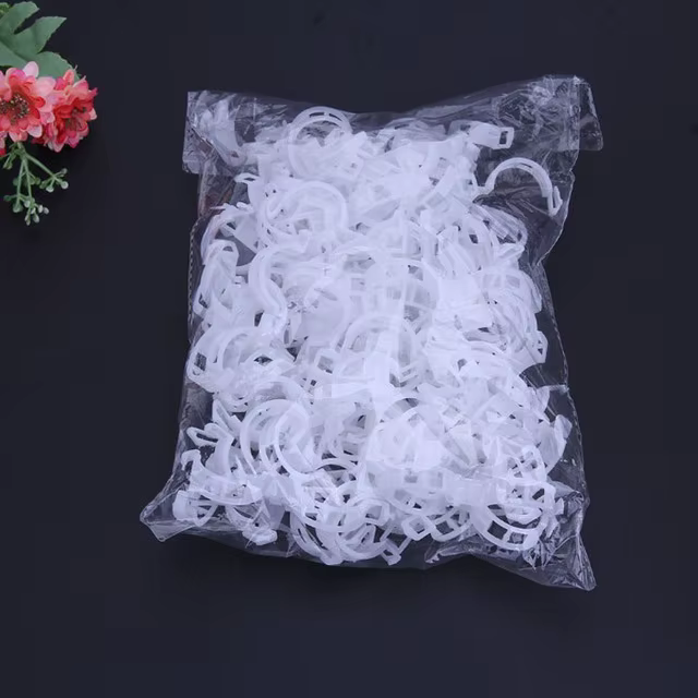 Clips de Support de plante en plastique réutilisables, 50/100 pièces, outils de jardin pour Patch vé