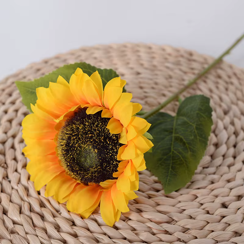 Bouquet de Tournesols Artificiels, Fleurs de Détruire, Décor de Mariage, Jardin Niket Extérieur, Déc