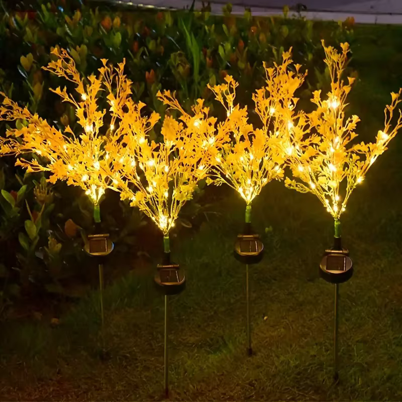 Lampes solaires 2026 pour jardin, allées et pelouses, éclairage décoratif extérieur pour cour et pat