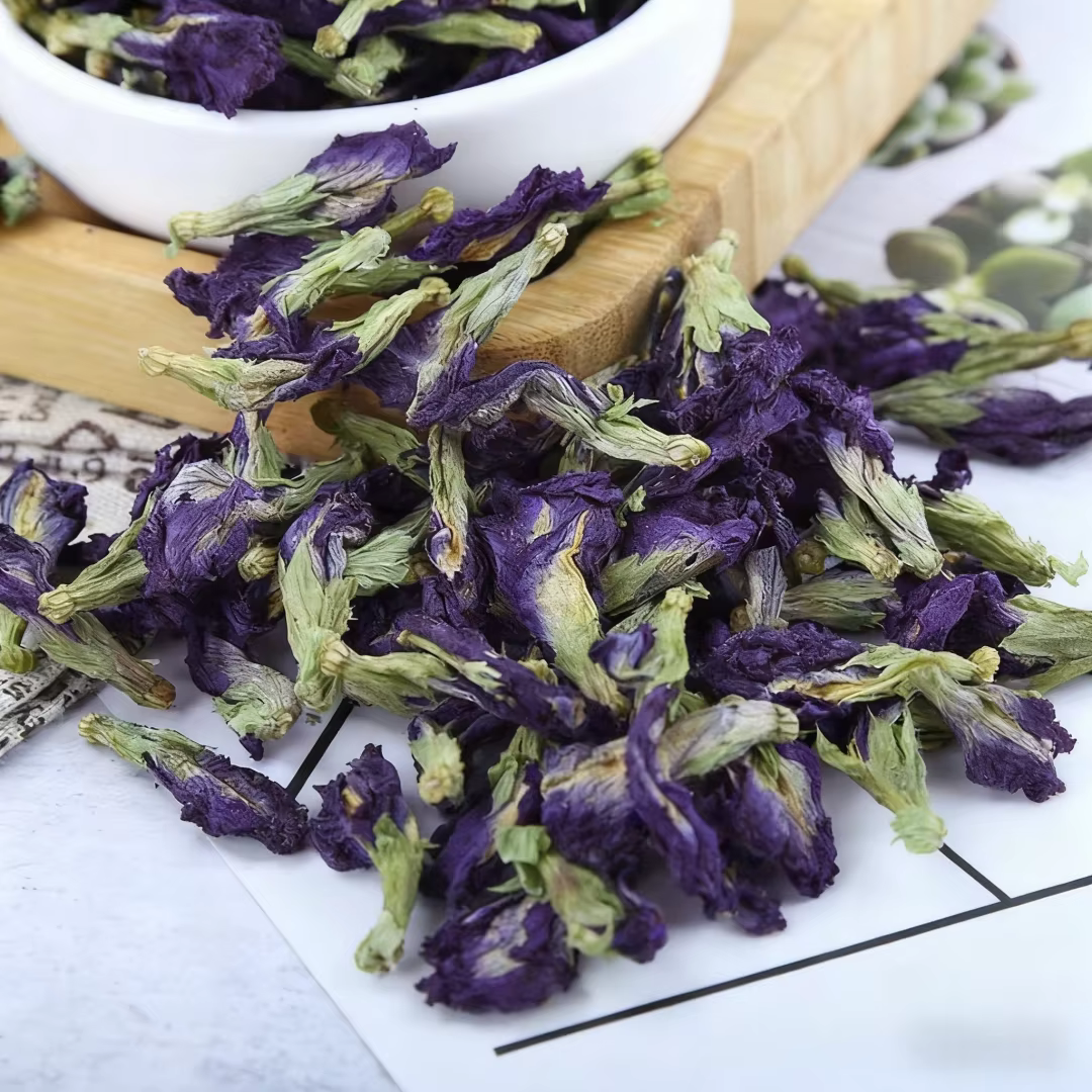 Poudre d'orchidée papillon naturelle de haute qualité, poudre de fleur de pois papillon bleu pour sa