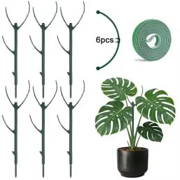 Supports de plantes en forme d'anneau empilables pour plantes vertes, piquets de croissance pour pla