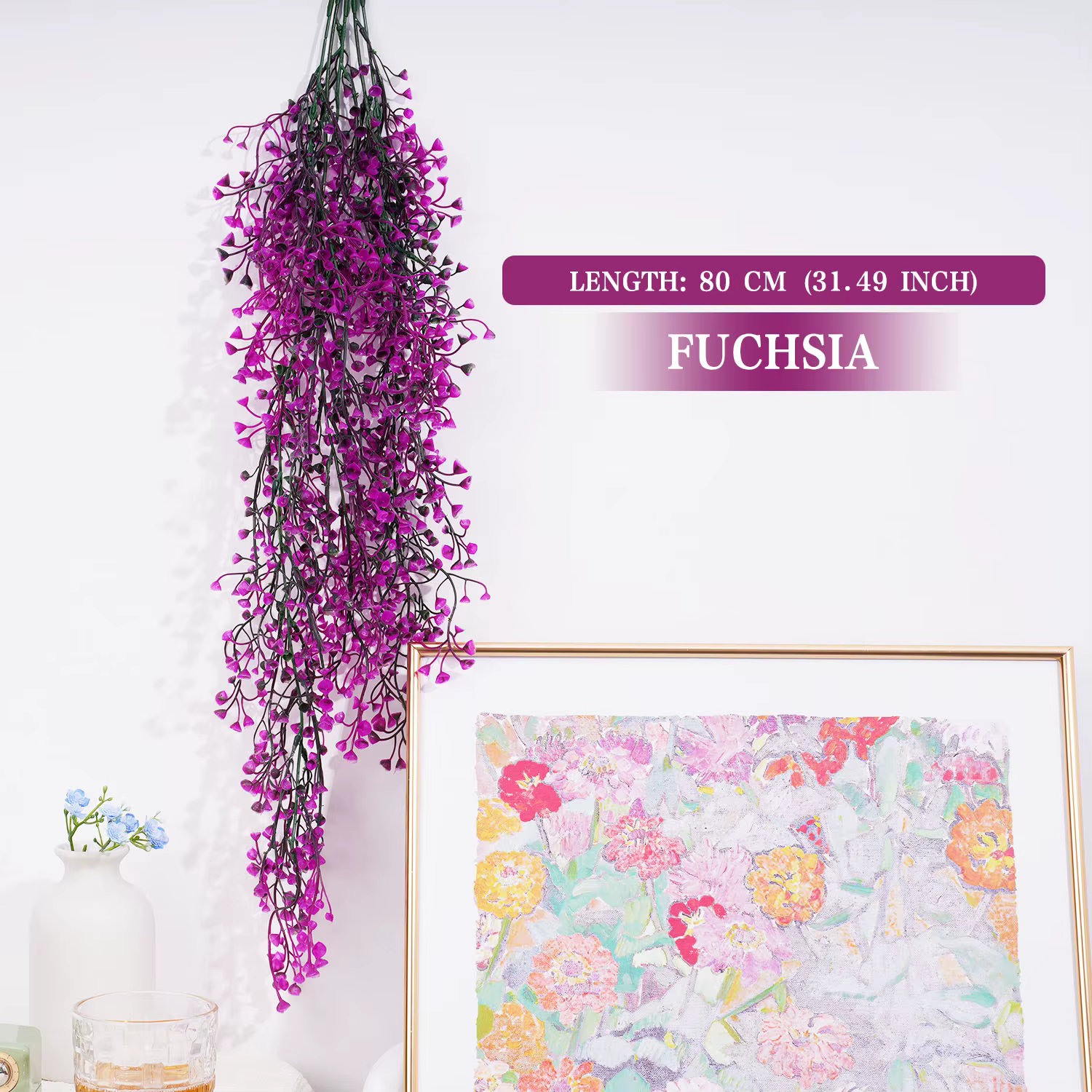 Adelo-Plantes vertes artificielles pour la décoration, fausse fleur pour la maison, mariage, balcon