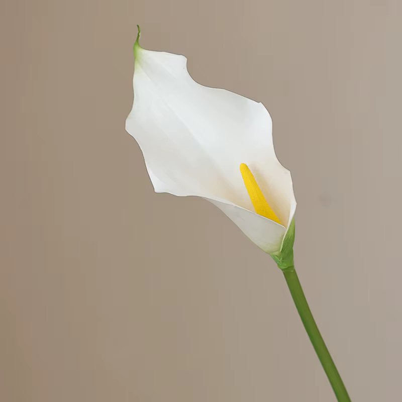Fleur artificielle de lys Calla, 62cm, 1 pièce, sensation de main, Arrangement Floral pour décoratio