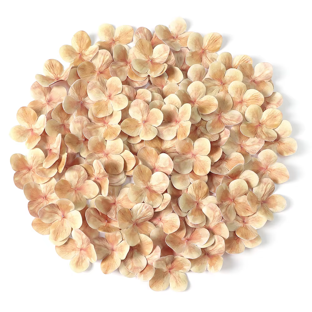 50/100 pièces Rose fleurs artificielles pétale 4.5CM fausse fleur pour la décoration de la maison dé
