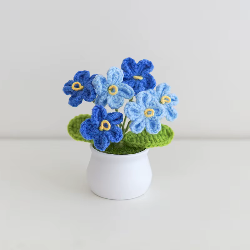 InjFlowers-Fausses Fleurs Artificielles Bleues pour Vase, Décoration de Chambre à Coucher, Décoratio