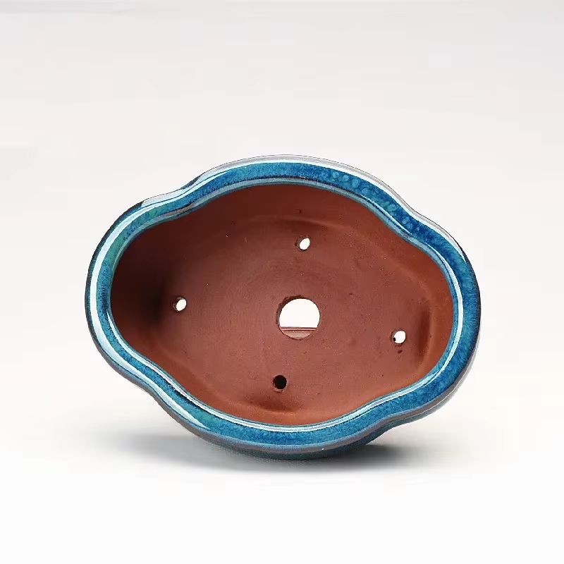 Pot de fleurs bonsaï créatif de Style chinois, aéré les arands violets, Pot de plantes artisanales e