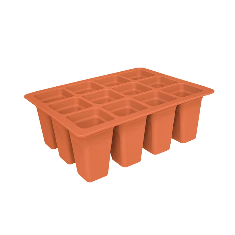 Plateaux de démarrage de graines en Silicone, plateau de démarrage de graines réutilisable, plateau