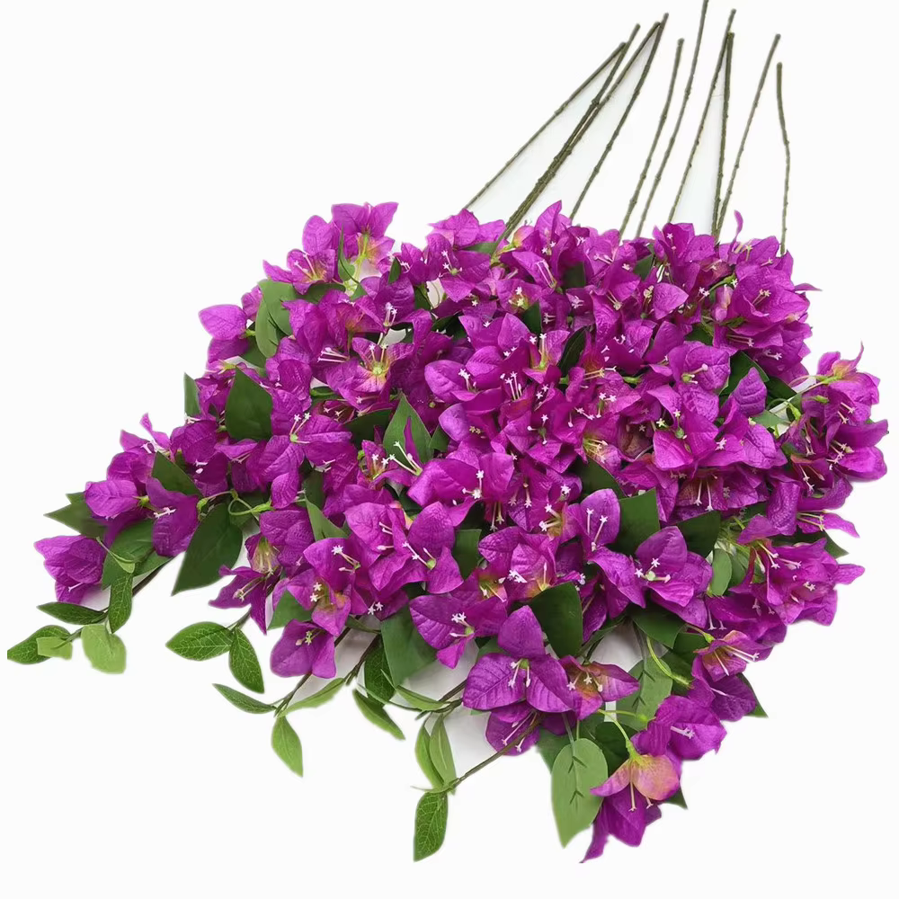 20 pièces artificielle escalade Bougainvillea fleur vigne 80 cm de Long soie Bougainvillea Spectabil