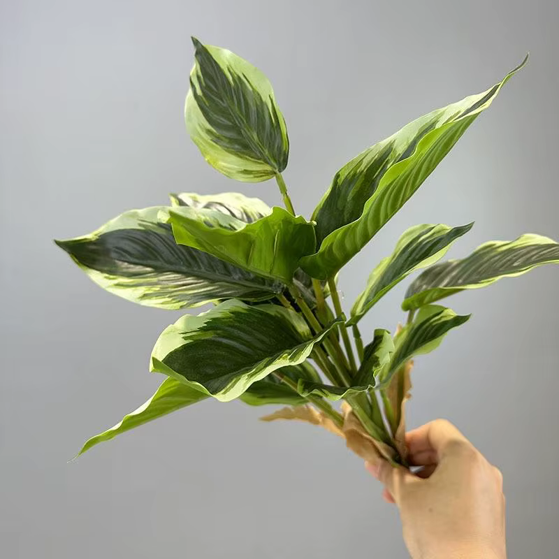 Plante Artificielle Créative à 14 Feuilles, Feuillage Permanent pour Accessoires Photo, Décoration M