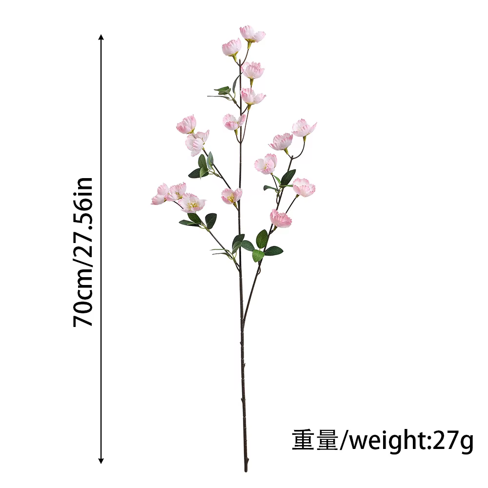 Bouquet de fleurs artificielles en soie, 1 pièce, fleurs artificielles en soie de 70CM, pour décorat