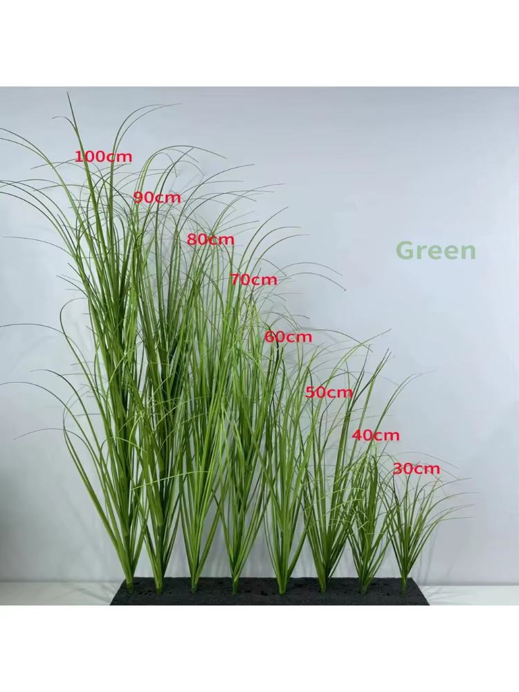 Plantes Artificielles pour Décoration de Mariage, Herbe à Oignon, Blé Artificiel, Verdure, Fausse Te