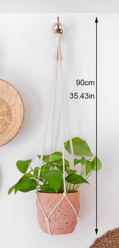 Porte-plante en macramé fait à la main, 100% coton, différents Styles, cintre pour Pot de fleur, pan