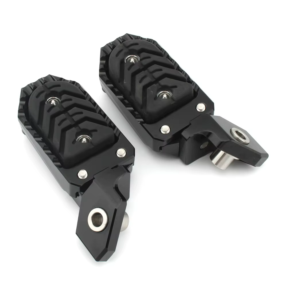Accessoires moto pour BMW R1250GS ADV : repose-pieds réglables, élargis et surélevés ; repose-pieds