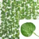Guirlande de feuilles de lierre vert artificielles 11/4.4M, fausse plante Creeper suspendue, vigne e