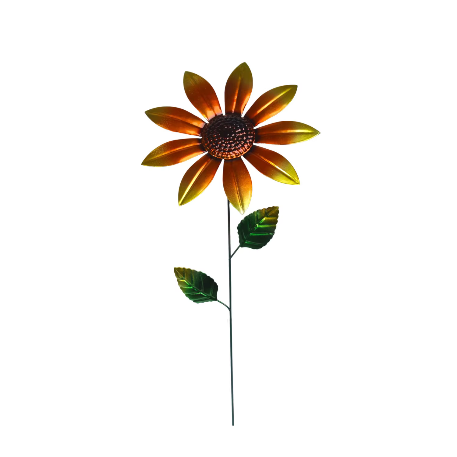 Piquets de décoration de jardin, tournesol, décoration extérieure en fer forgé pour patio, fausse fl