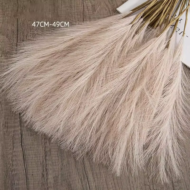 Grand décor de faux pampas enge pour vase de sol, remplisseurs de vase, décor de ferme rustique Boho