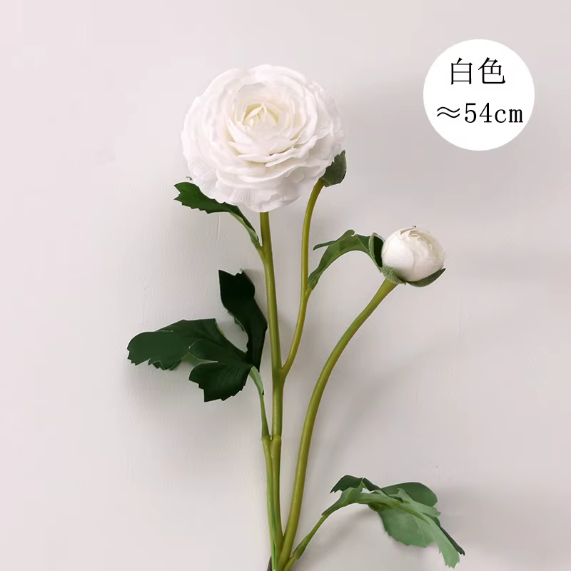 Fleurs artificielles de pivoine 2 têtes haut de gamme hydratant, toucher réel pour Bouquet de mariée