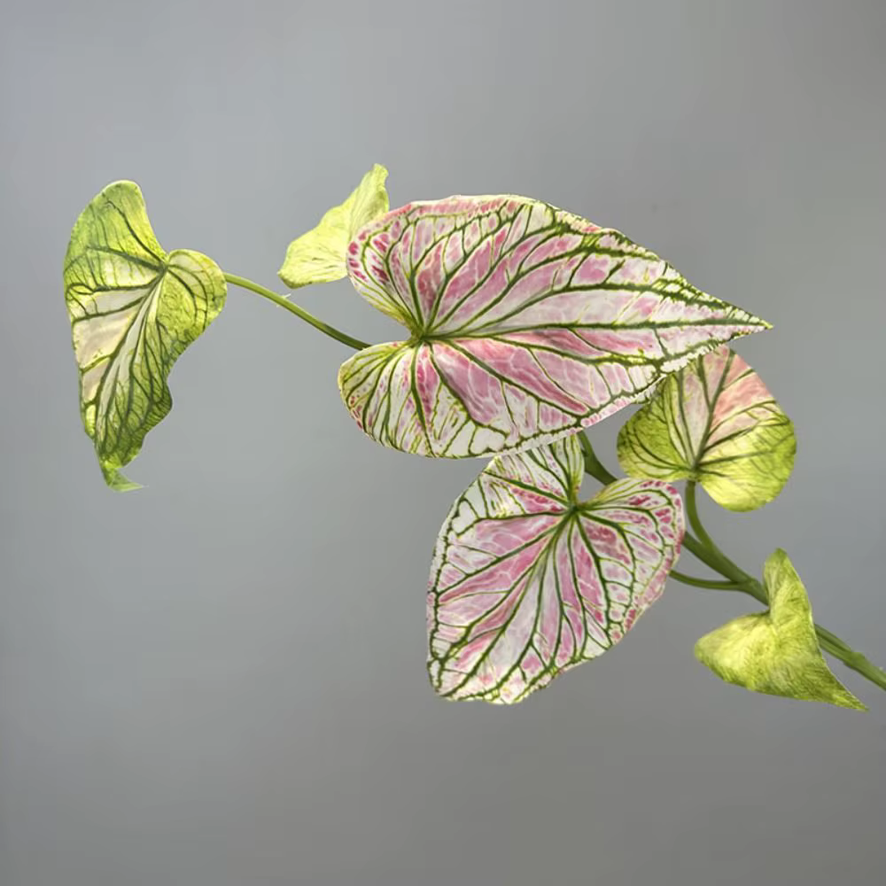 Plante tropicale feuille d'anthurium artificielle plante de palmier impression 3d feuilles de plante