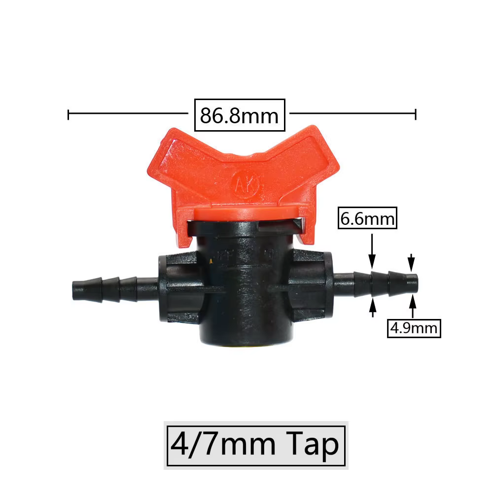 Mini Valve barbelée pour tuyau de jardin, connecteurs barbelés avec filetage de 1/2 3/4 pouces, racc