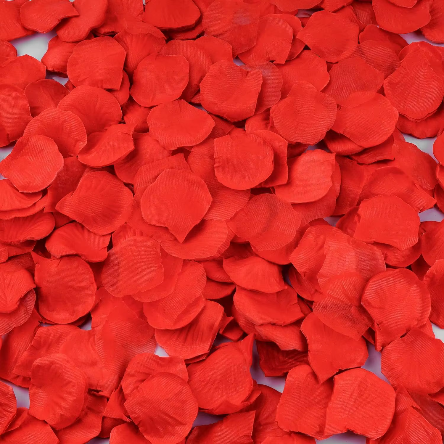 100-1000 pièces de fleurs artificielles en soie en forme de pétales de rose pour la décoration de la