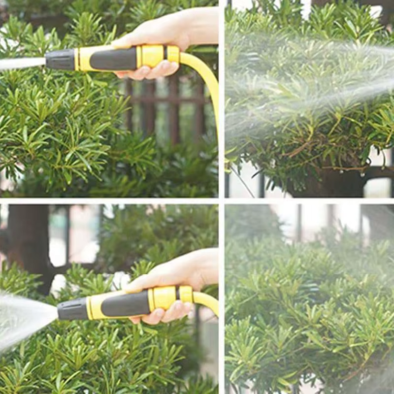 Pistolet à eau haute pression réglable, tuyau d'arrosage de jardin, buse d'arrosage, outil de lavage
