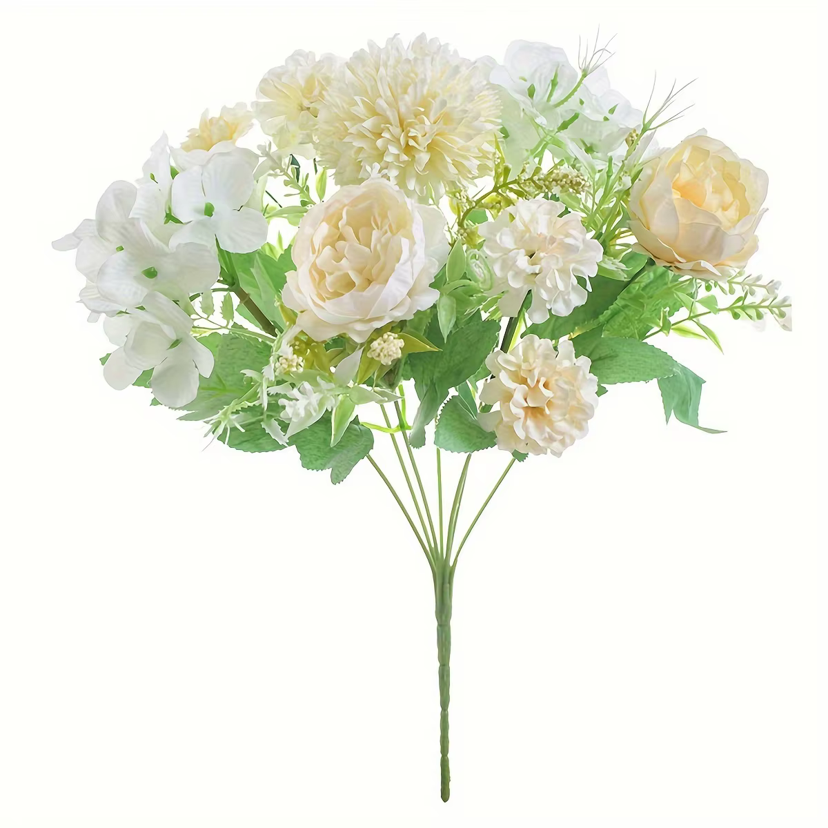 Fleurs Artificielles en Soie Pivoine Hortensia pour Festival, Mariage, Bouquet de Mariée, Décoration