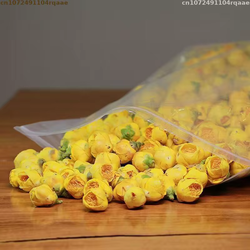 Camélia Petelotii fleur d'or de qualité (merr.) Fleurs séchées Sealy pour mélange de bougies à savon