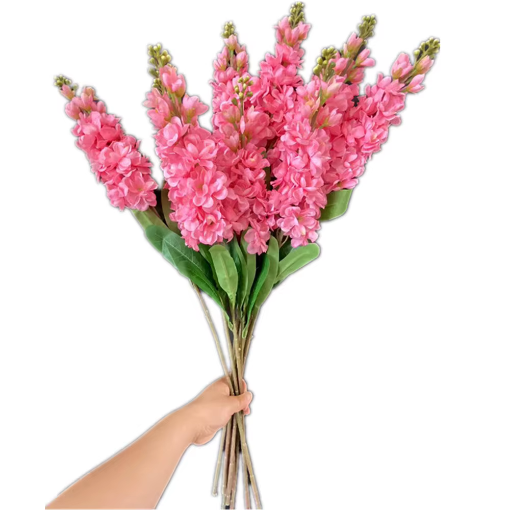 Fleurs de jacinthe décoratives pour centres de table de mariage, injDelphinium, 9 couleurs, fausse l