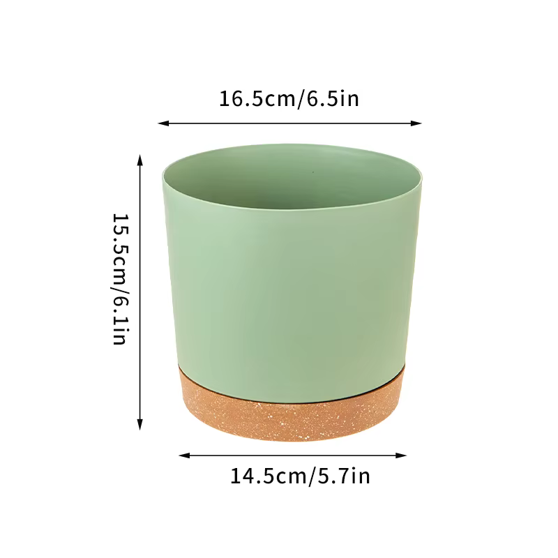 Pot De Fleur Intérieur,Circulaire En Plastique Pot De Fleur Pour Plantes,Pot De Plantes Succulentes 
