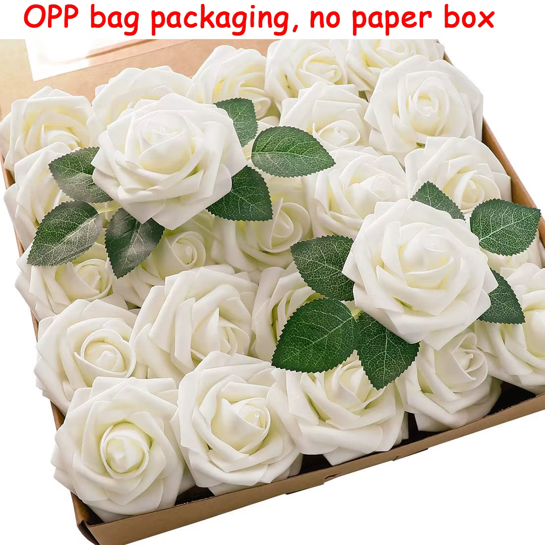 Fleurs artificielles, fausses fleurs Roses avec tige, pour bricolage, Bouquets de mariage, centres d