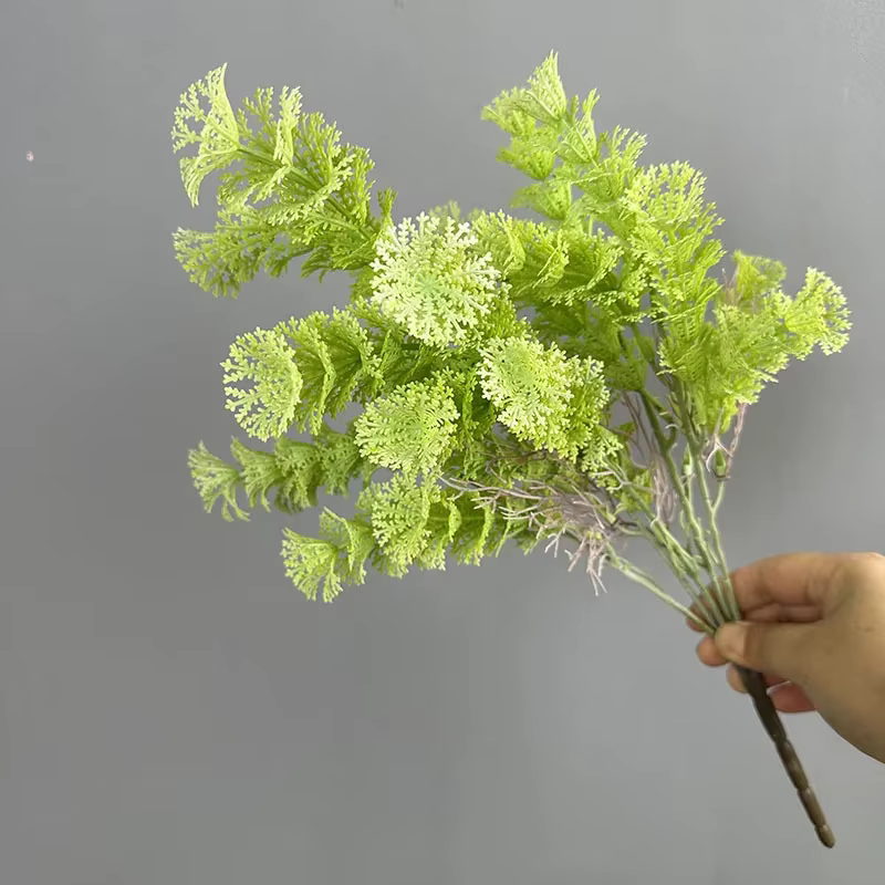 Plante florale en plastique, 2 pièces, brume de vanille artificielle, plantes vertes décoratives de 