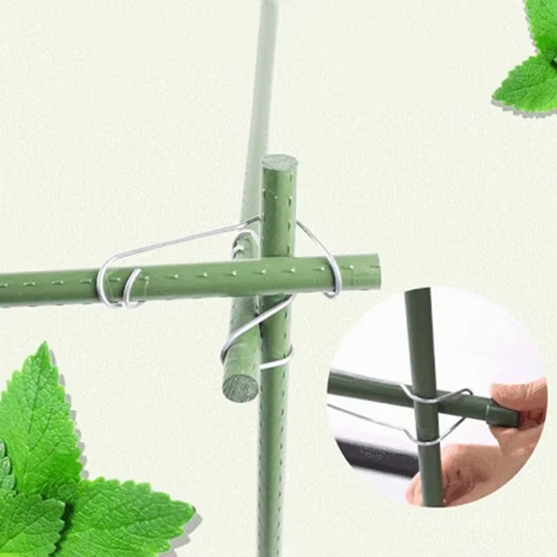 Anneau de raccordement pour plantes, clip de jardin, connecteur de cage, connecteur de piquet de jar