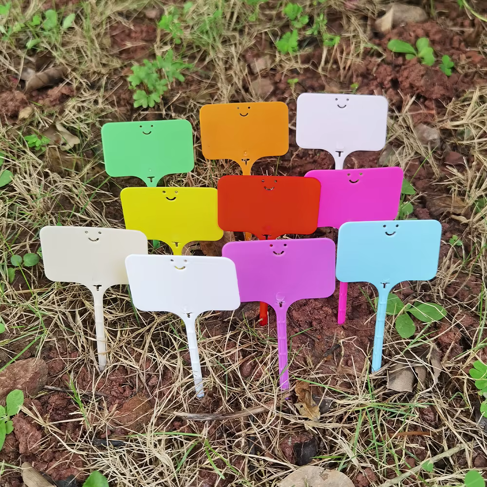 Étiquette de plantation de jardin, anneau à crochet, marqueurs d'arbre, signe en plastique, étanche,