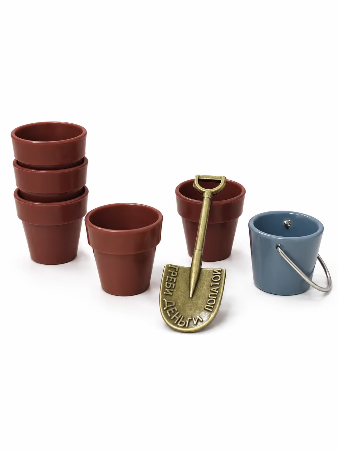 Ensemble de 7 petits pots de fleurs miniatures, accessoires décoratifs pour maisons d'enfants, cours