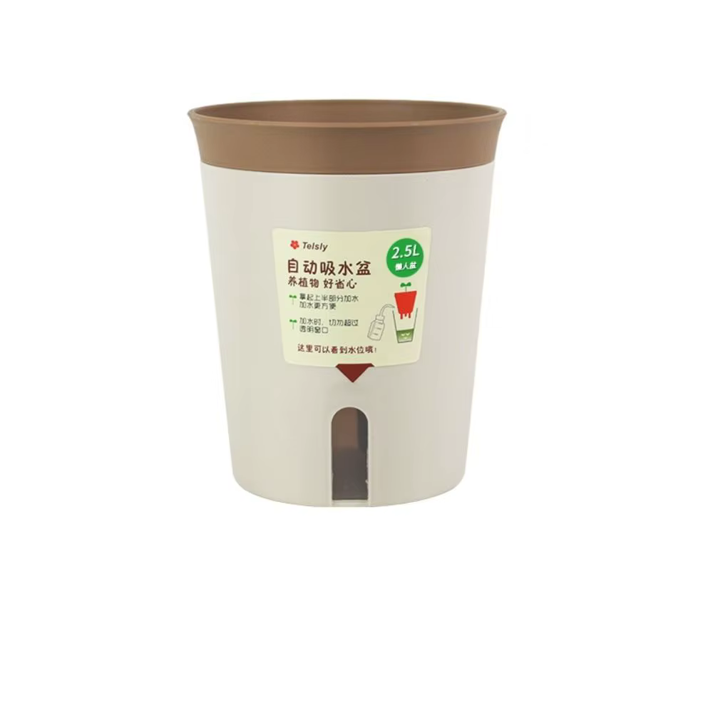 Pot de fleur hydroponique paresseux, pot de fleurs absorbant l'eau, pot de plante succulente, jardin