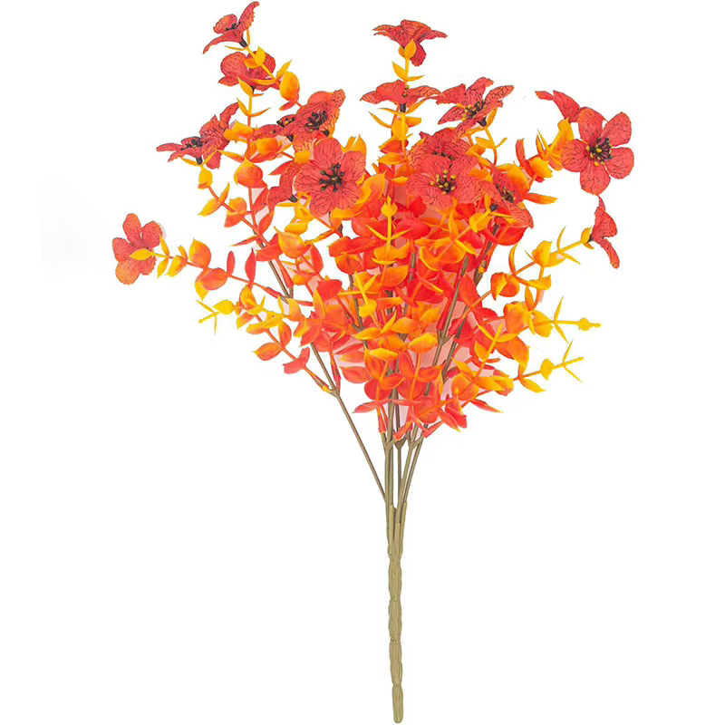 Fleurs artificielles Vase Accueil Décor De Chambre Festival Décor Plantes Couronne En Plein air Cour