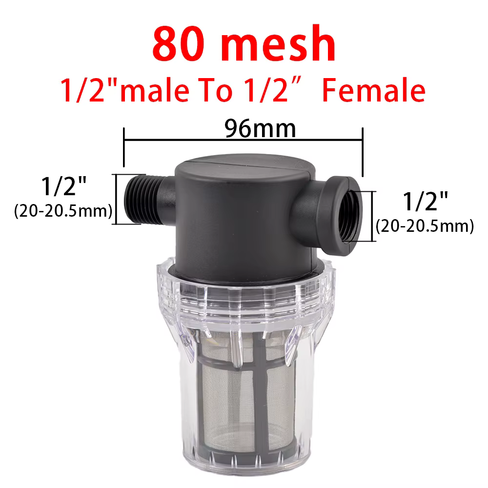 Filtre d'arrosage 1/2 3/4 1 pouce pour adaptateur de robinet de réservoir IBC S60 tonnes Joint de ba
