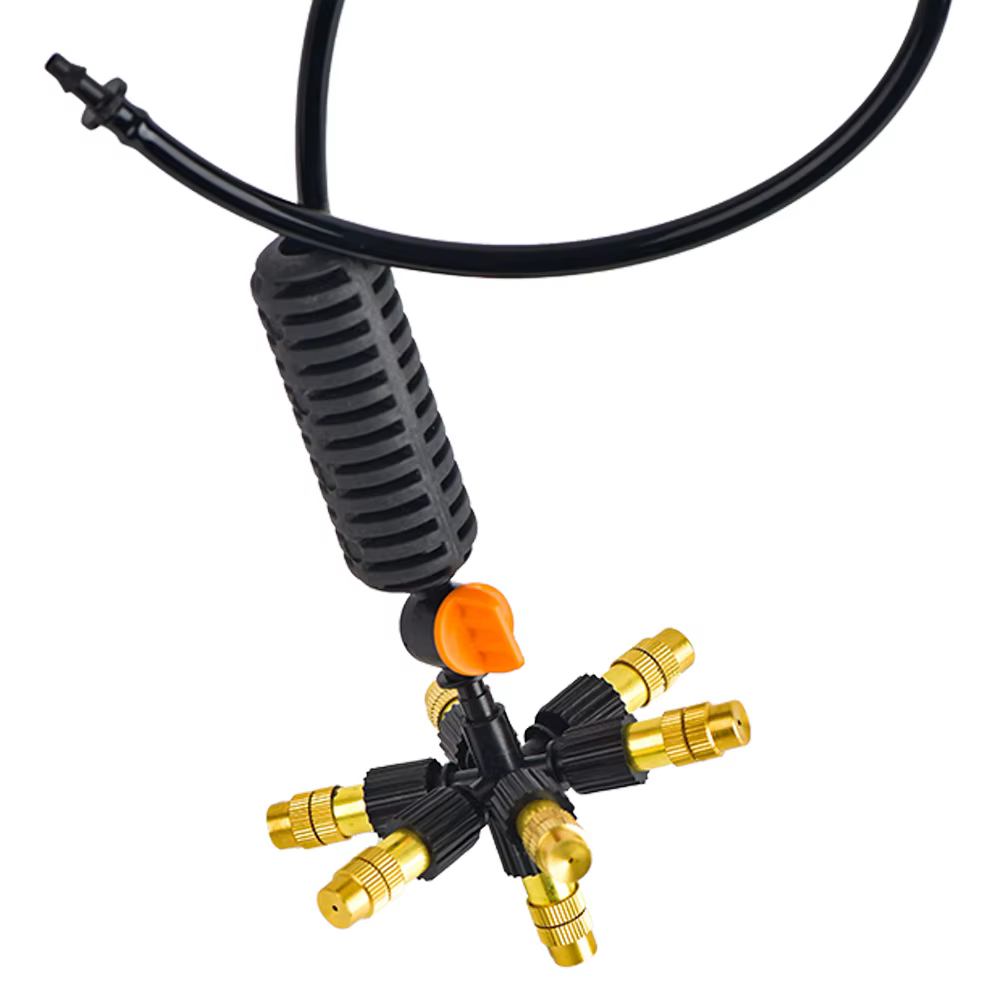 Brumisation suspendue 5/7 voies réglable en laiton plastique arroseur buse de refroidissement arrose