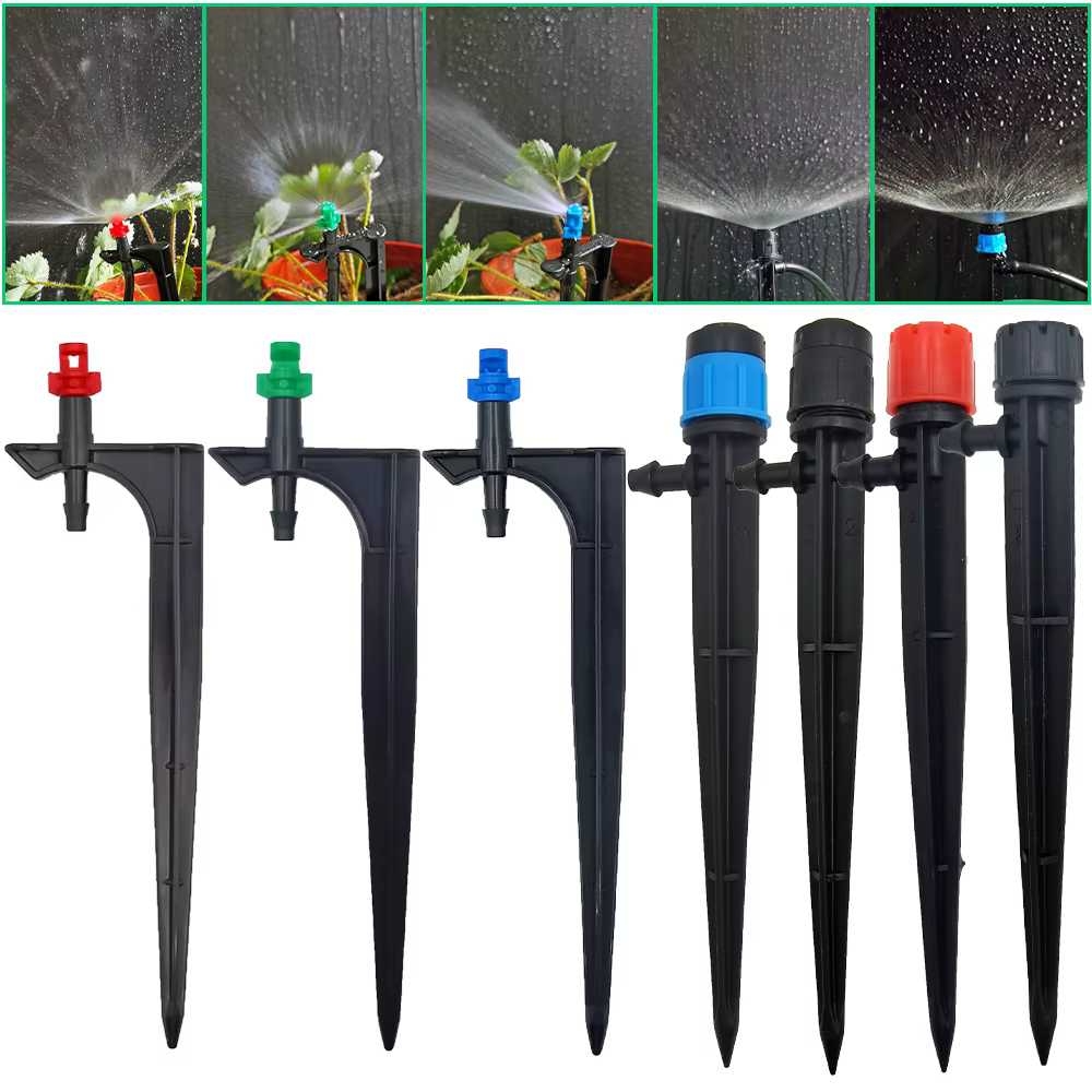 Oasis 15 pièces arrosage de jardin goutte à goutte arroseur buse de brumisation sur piquet goutteur 