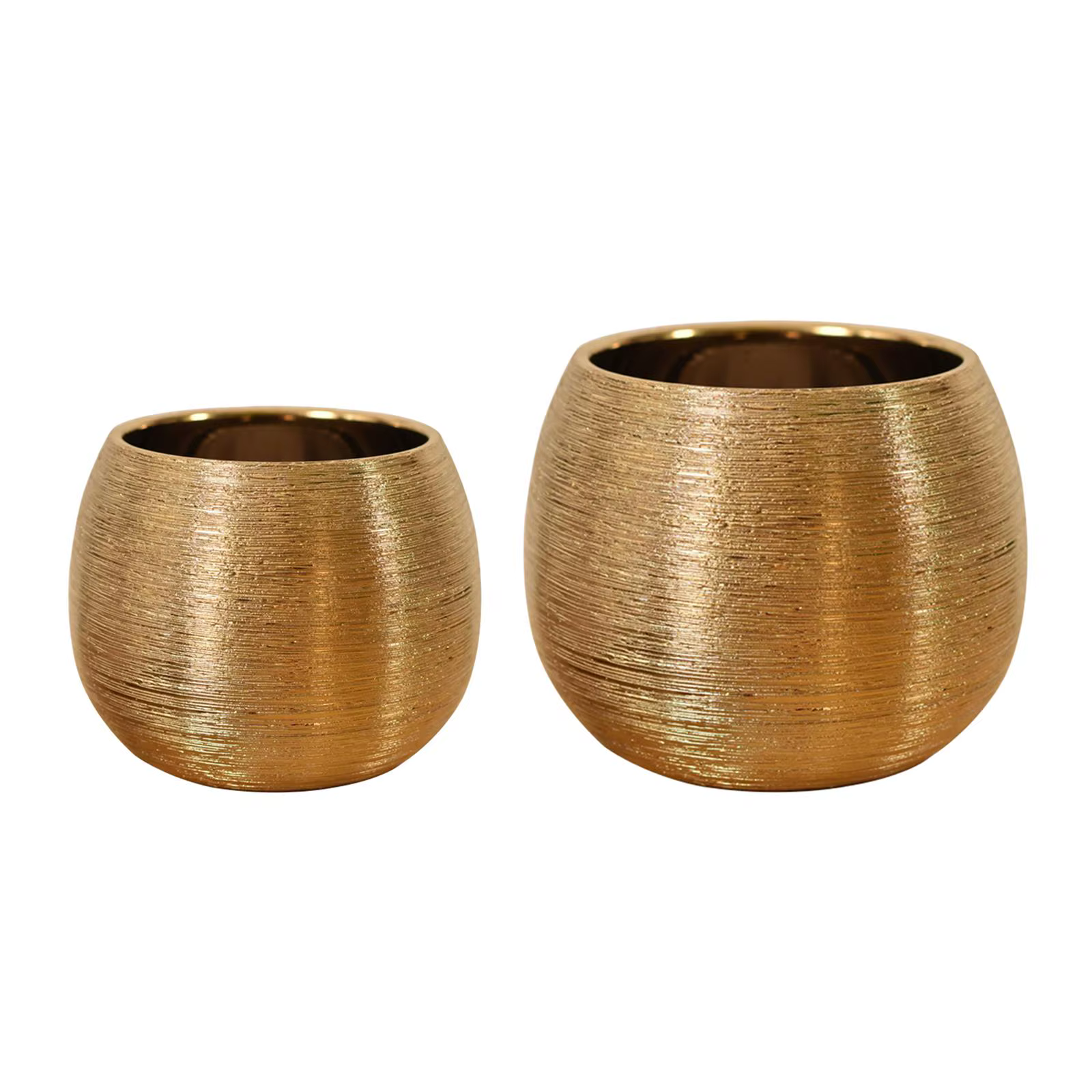 Pots de plantes en céramique modernes, conteneurs de bols, Vase à fleurs rond pour salle de réunion,