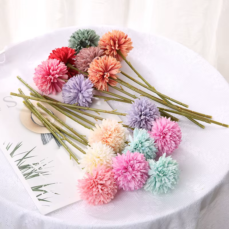 Bouquet de fleurs de pissenlit, 3/5 pièces, décoration de salle d'anniversaire pour fête de saint-va