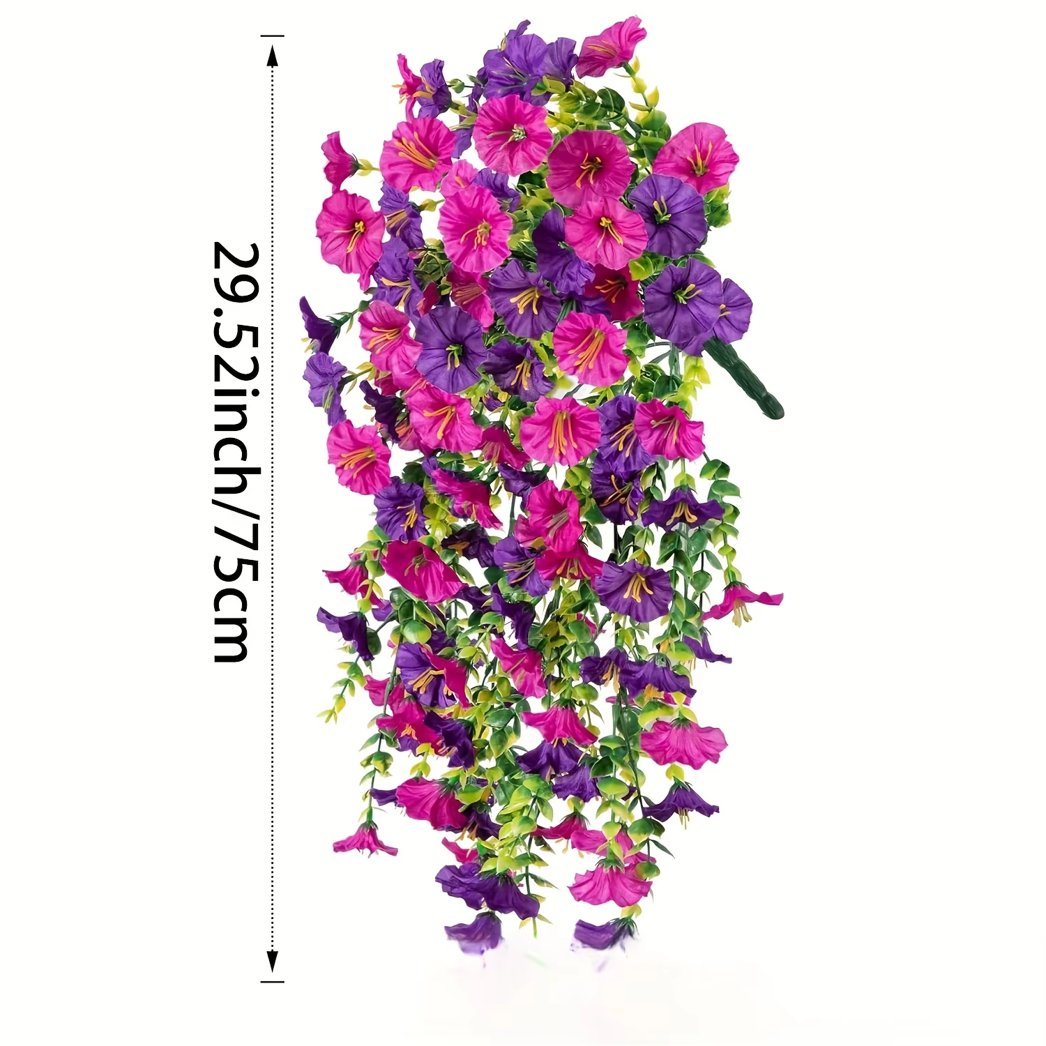 Fleur artificielle suspendue pour décoration intérieure et extérieure : simulation de volubilis et d