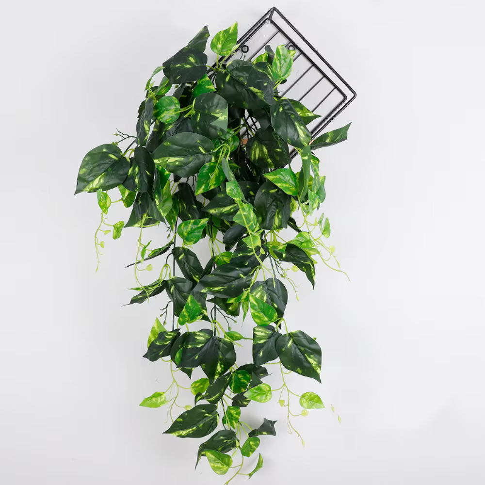 Plantes suspendues artificielles en plastique, fausses plantes grimpantes réalistes faites à la main