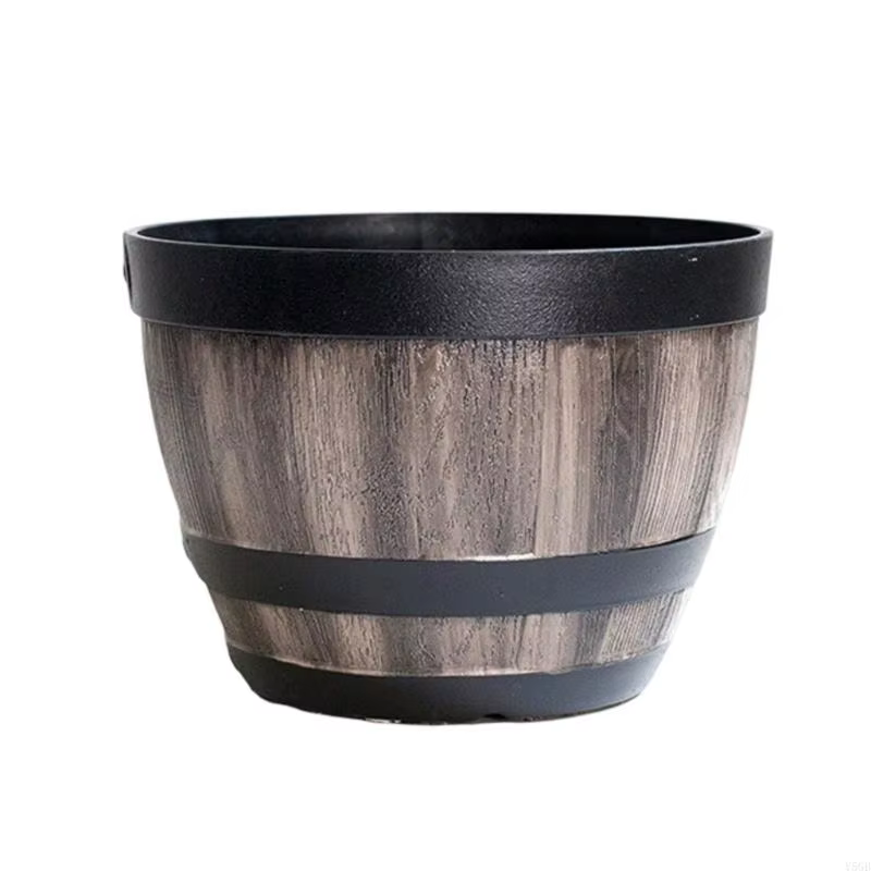 Jardinière en plastique épais, pot fleurs, support fleurs, décoration jardin maison, artisanat, acce