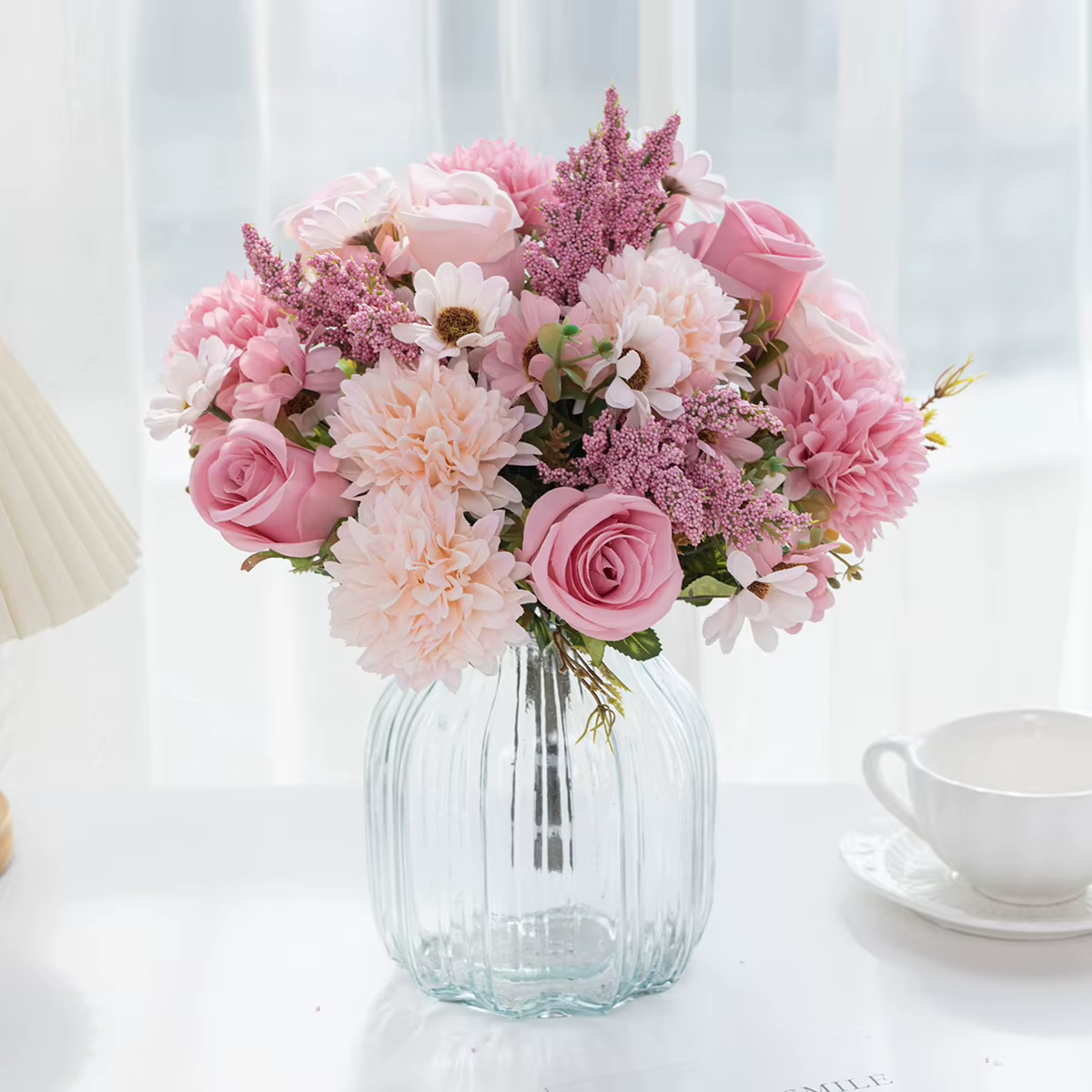 1PC fleurs artificielles pas cher nouvel an décoration mariage jardin pivoine arc noël maison fausse