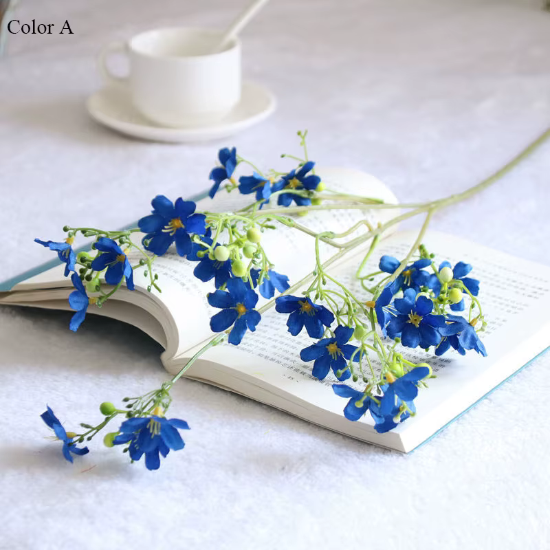 Belles petites fleurs artificielles lilas, pour décoration de jardin, de maison, de mariage, cadeau 