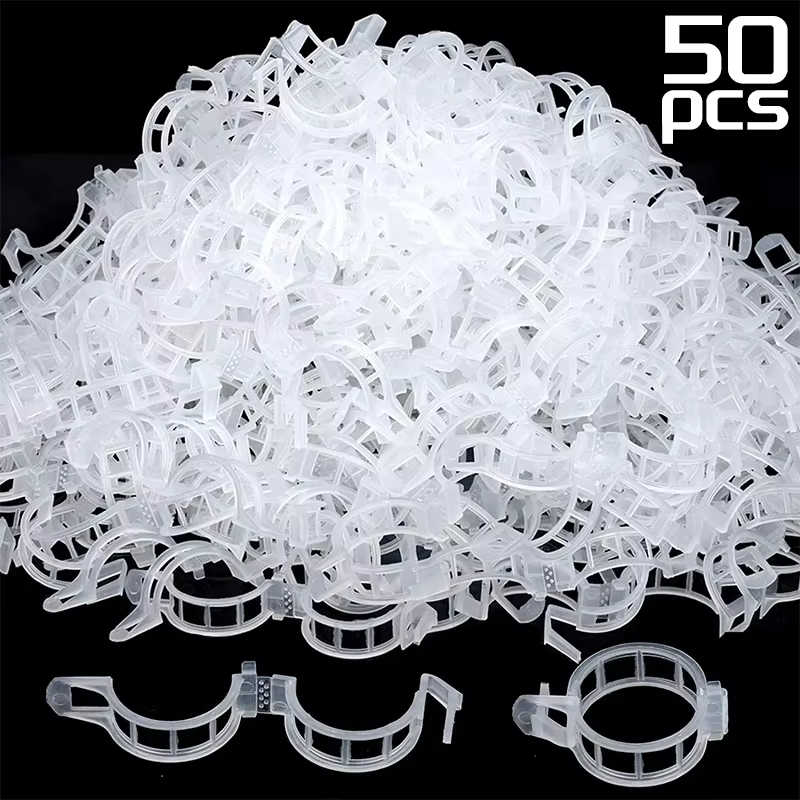 Clips de Support de plantes en plastique réutilisables, Protection de vigne, outils de fixation de g
