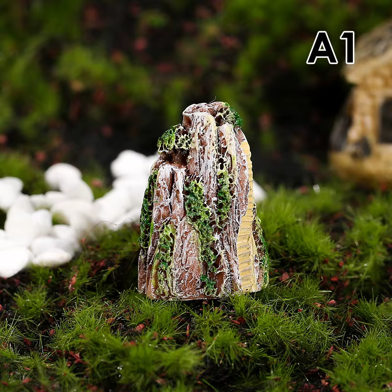 1 pièce Mini-ornements de montagne miniatures pour bonsaï, décoration de jardin, artisanat, micro-am